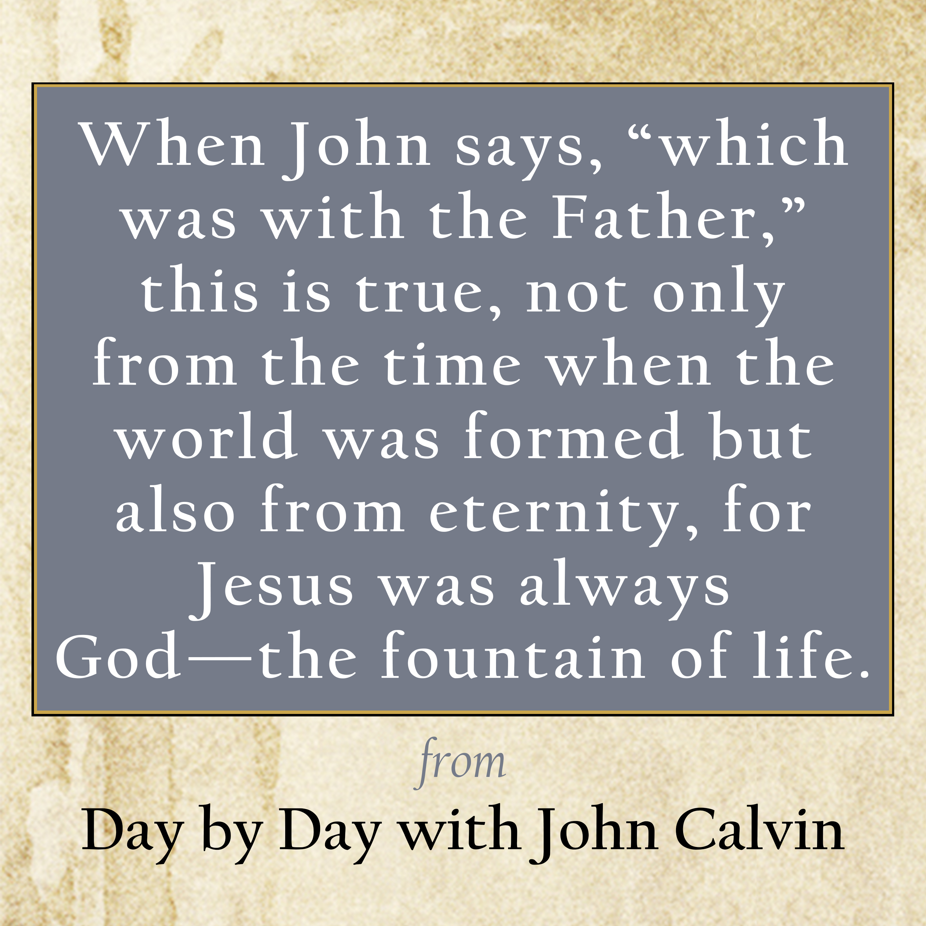 The Gospel's Meaning in Christ: A Lenten Reflection from Calvin |  Hendrickson Publishers Blog, image size:3000x3000